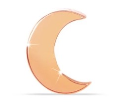 ORECCHINO MEZZALUNA ORO ROSA - Apotecalab srl