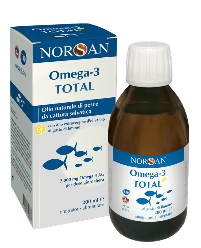 NORSAN OMEGA 3 TOTAL 200 ML GUSTO LIMONE - Apotecalab srl