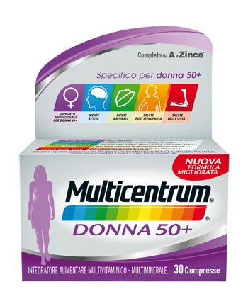 MULTICENTRUM DONNA 50+ 60 COMPRESSE - Apotecalab srl