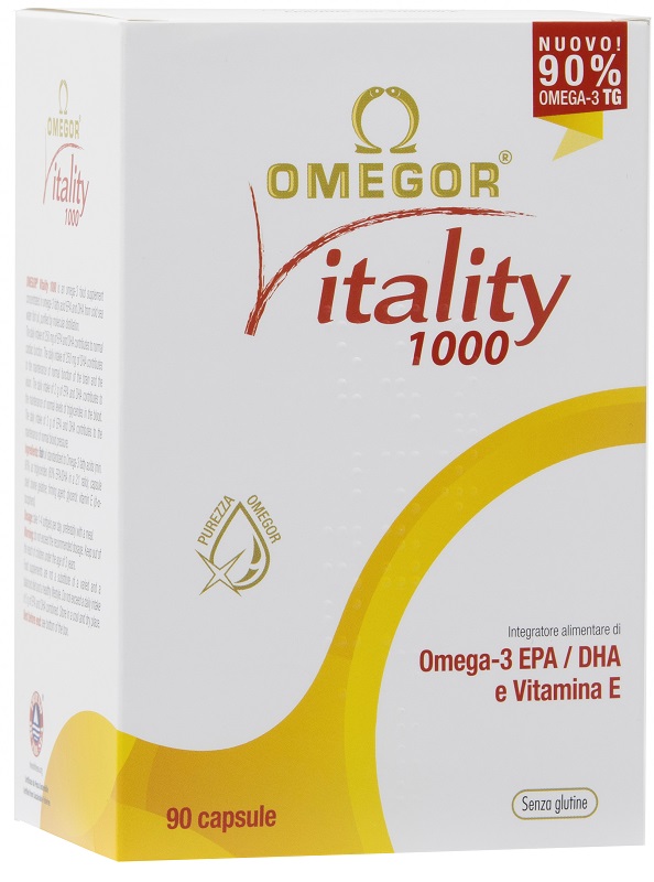 OMEGOR VITALITY 1000 90 CAPSULE - Apotecalab srl