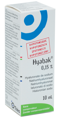 HYABAK 0,15% SOLUZIONE OFTALMICA 10 ML - Apotecalab srl