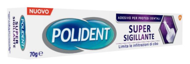 POLIDENT SUPER TENUTA+SIGILLANTE ADESIVO PROTESI DENTALE 70 G - Apotecalab srl