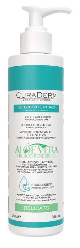 CURADERM INTIMO DELICATO ALOE 250 ML - Apotecalab srl