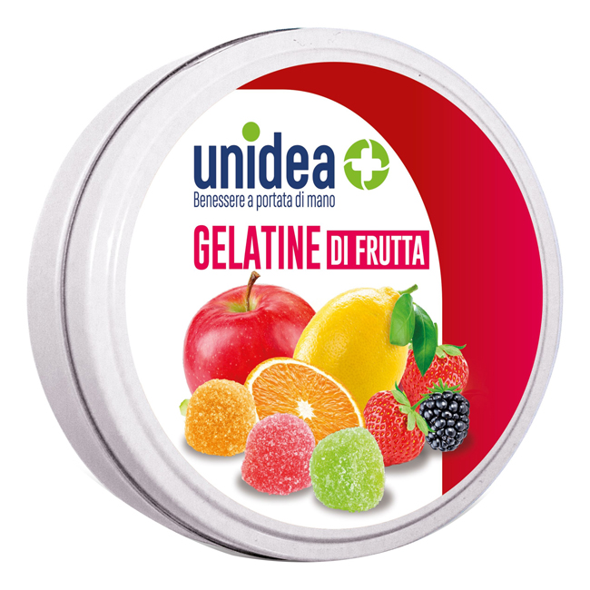 UNIDEA CARAMELLE GELATINE FRUTTA 40 G - Apotecalab srl