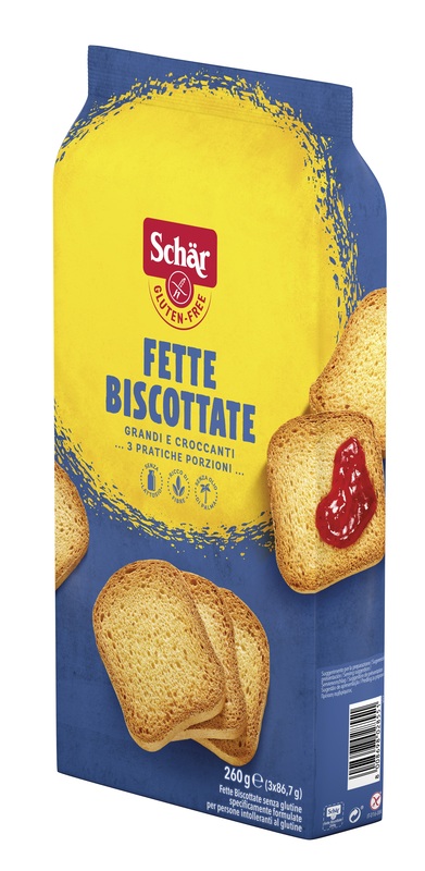 SCHAR FETTE BISCOTTATE 3 PORZIONI DA 86,7 G - Apotecalab srl