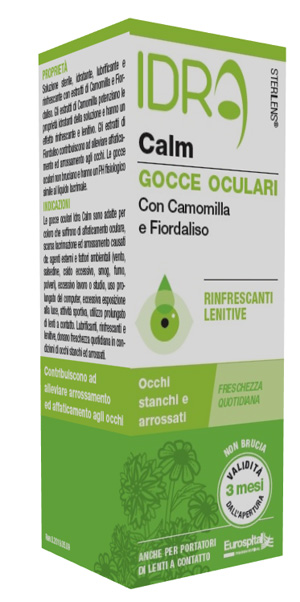 GOCCE OCULARI RINFRESCANTI STERILENS IDRA CALM CAMOMILLA E FIORDALISO 10 ML - Apotecalab srl