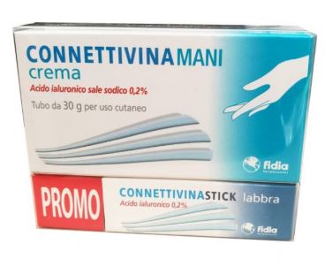 CREMA MANI CONNETTIVINA 30 G + STICK LABBRA CONNETTIVINA 3 G BUNDLEPACK - Apotecalab srl