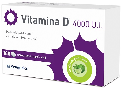 VITAMINA D 4000UI 168 COMPRESSE MASTICABILI - Apotecalab srl