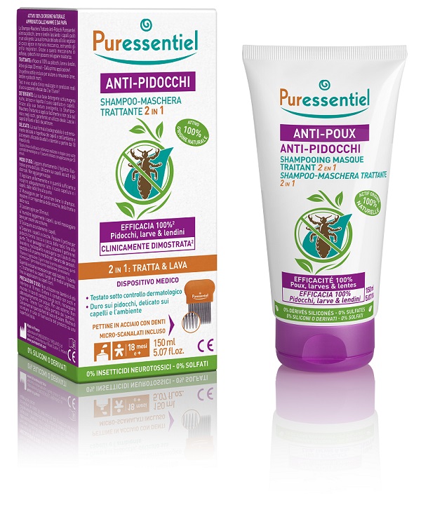 PURESSENTIEL SHAMPOO TRATTAMENTO PIDOCCHI 150 ML - Apotecalab srl