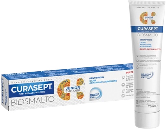 CURASEPT BIOSMALTO DENTIFRICIO JUNIOR 75 ML - Apotecalab srl