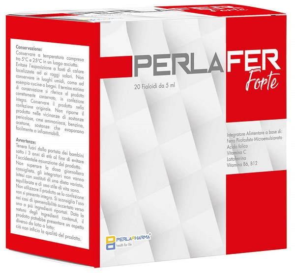 PERLAFER FORTE 20 FIALOIDI DA 5 ML - Apotecalab srl
