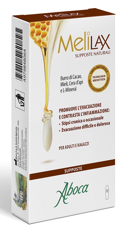 MELILAX 12 SUPPOSTE - Apotecalab srl