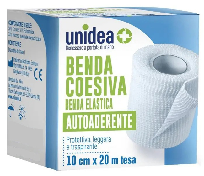 BENDA COESIVA UNIDEA CM 10X20 M 1 PEZZO - Apotecalab srl