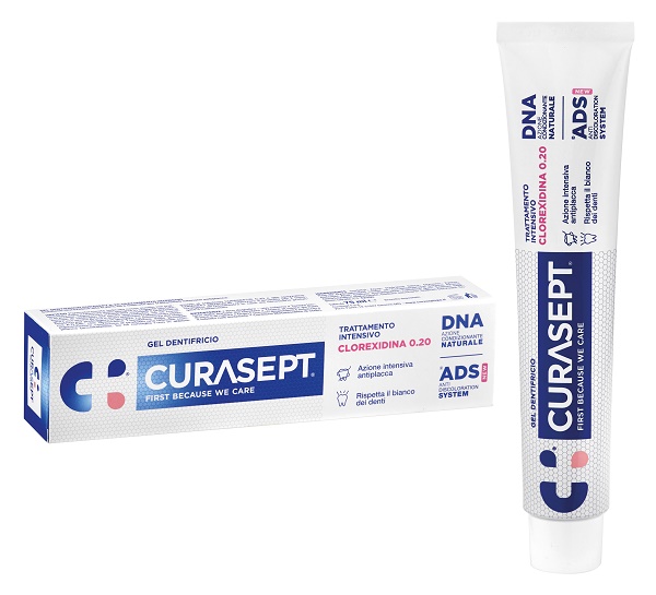 CURASEPT DENTIFRICIO 0,20 75 ML ADS+DNA - Apotecalab srl