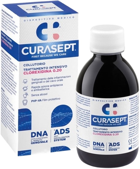 CURASEPT COLLUTORIO 0,20 ADS + DNA 200 ML - Apotecalab srl
