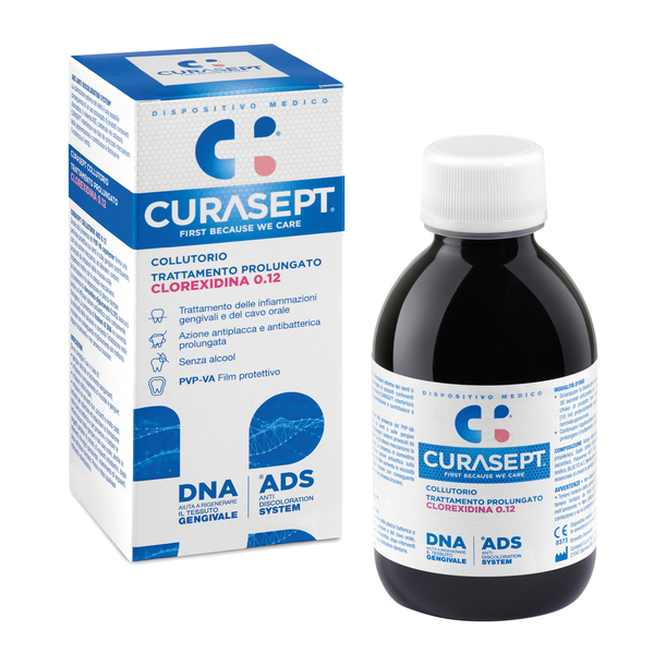 CURASEPT COLLUTORIO 0,12 ADS + DNA 200 ML - Apotecalab srl