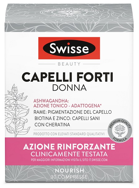 SWISSE CAPELLI FORTI DONNA 30 COMPRESSE - Apotecalab srl