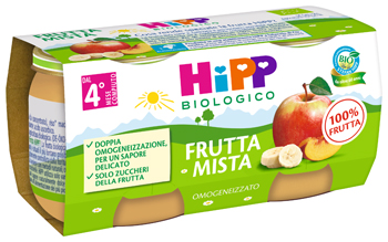 HIPP BIO OMOGENEIZZATO FRUTTA MISTA 2X80 G - Apotecalab srl