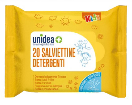 UNIDEA SALVIETTE UMIDIFICATE BABY POCKET 20 PEZZI - Apotecalab srl