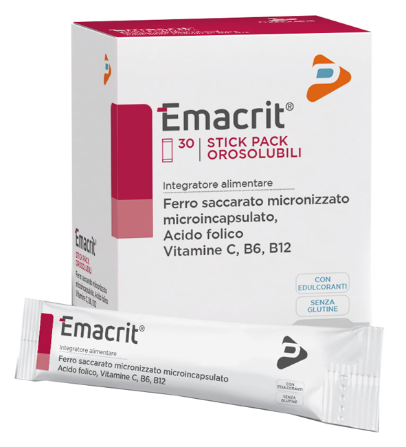 EMACRIT OROSOLUBILE 30 STICK PACK - Apotecalab srl