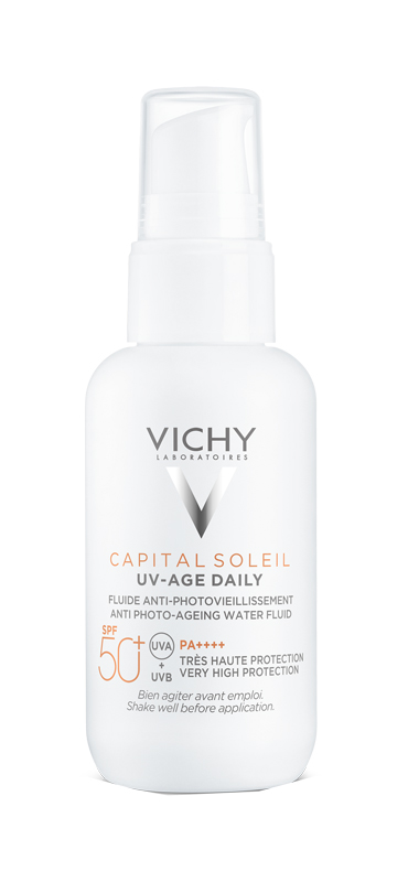 CAPITAL SOLEIL UV-AGE FLUIDO ANTI-FOTOINVECCHIAMENTO SPF50+ 40 ML - Apotecalab srl