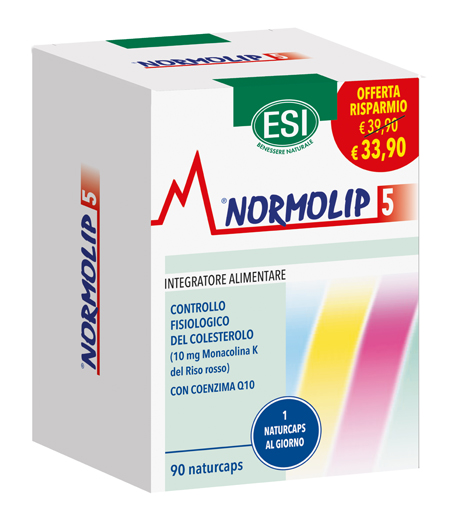 ESI NORMOLIP 5 90 NATURCAPS TAGLIO PREZZO - Apotecalab srl