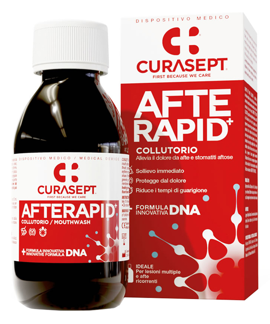 CURASEPT COLLUTORIO AFTE RAPID DNA 125 ML - Apotecalab srl