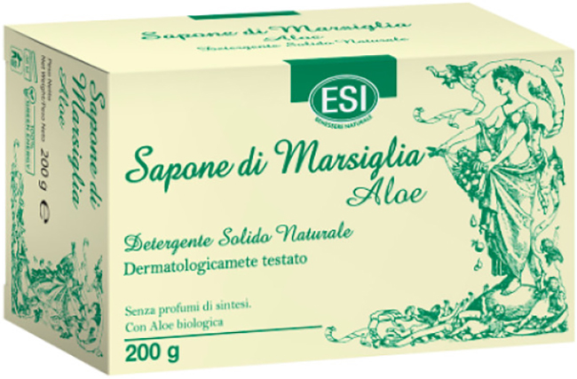ESI SAPONE DI MARSIGLIA ALOE 200 G - Apotecalab srl
