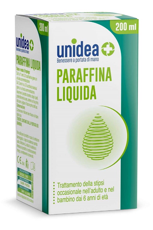 UNIDEA PARAFFINA LIQUIDA 200 ML - Apotecalab srl