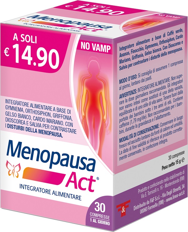 MENOPAUSA ACT 30 COMPRESSE - Apotecalab srl