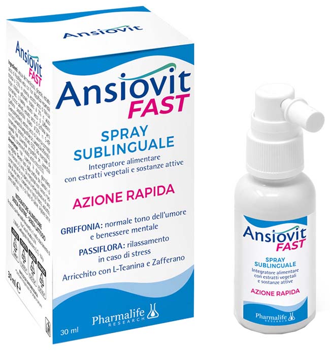 ANSIOVIT FAST SPRAY SUBLINGUALE 30 ML - Apotecalab srl