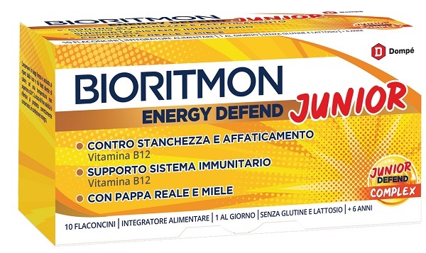 BIORITMON ENERGY DEFEND JUNIOR 10 FLACONCINI 10 ML - Apotecalab srl