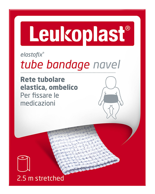 BENDA RETE ELASTOFIX LEUKOPLAST OMBELICO 2,50 M - Apotecalab srl