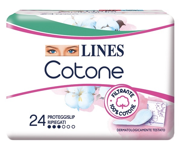 LINES COTONE BIO SALVASLIP RIPIEGATI 24 PEZZI - Apotecalab srl
