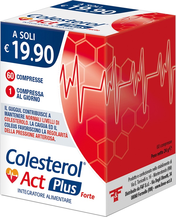 COLESTEROL ACT PLUS FORTE 60 COMPRESSE - Apotecalab srl