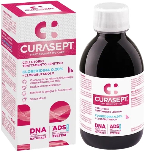 CURASEPT COLLUTORIO ADS DNA TRATTAMENTO LENITIVO 200 ML - Apotecalab srl