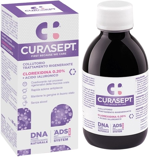 CURASEPT COLLUTORIO ADS DNA TRATTAMENTO RIGENERANTE 200 ML - Apotecalab srl
