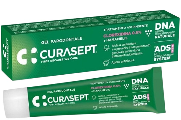 CURASEPT GEL PARODONTALE ADS DNA TRATTAMENTO ASTRINGENTE 30 ML - Apotecalab srl