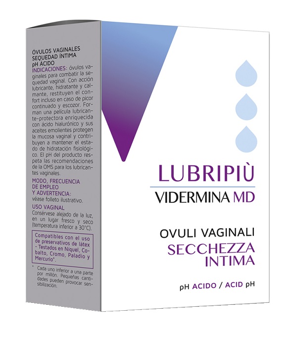VIDERMINA LUBRIPIU' OVULI VAGINALI 2 BLISTER DA 5 OVULI - Apotecalab srl