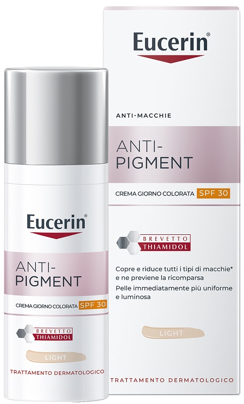 EUCERIN ANTI-PIGMENT GIORNO SPF30 COLORATO LIGHT 50 ML - Apotecalab srl