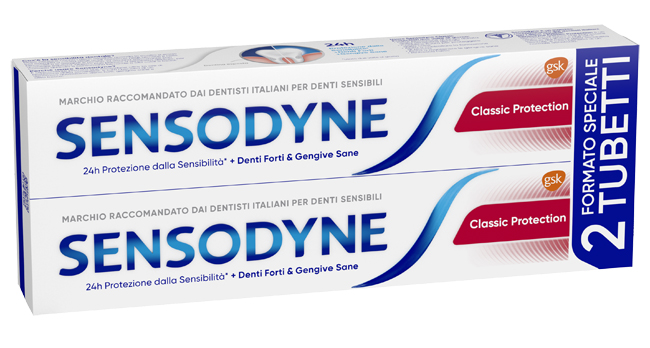 SENSODYNE CLASSICO PROTECTION 2 X 75 ML - Apotecalab srl
