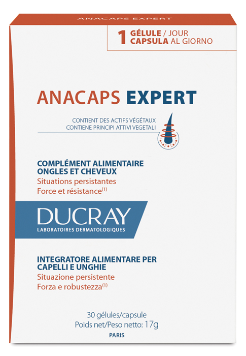 DUCRAY ANACAPS EXPERT CAPELLI E UNGHIE 30 CAPSULE - Apotecalab srl