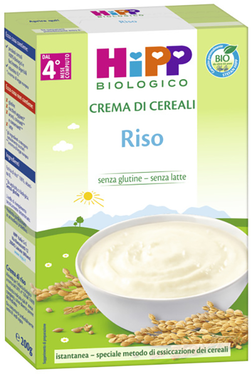 HIPP BIO CREMA CEREALI RISO 200 G - Apotecalab srl