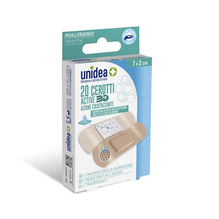 CEROTTO UNIDEA CICATRIZZANTE MEDI 7X2 CM 20 PEZZI - Apotecalab srl
