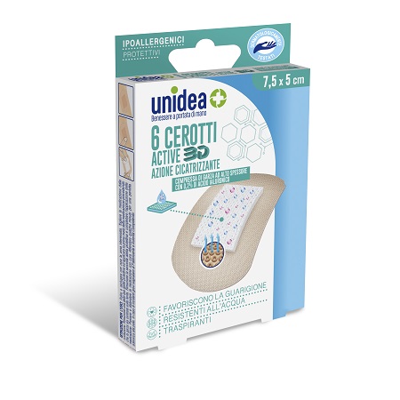 CEROTTO UNIDEA CICATRIZZANTE 7,5X5 6 PEZZI - Apotecalab srl