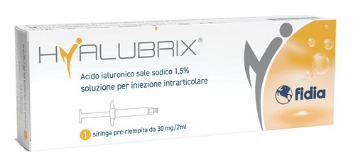 SIRINGA INTRA-ARTICOLARE HYALUBRIX ACIDO IALURONICO 1,5% 30 MG 2 ML NO ETO - Apotecalab srl