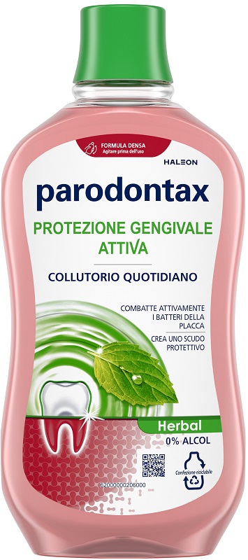PARODONTAX COLLUTORIO PROTEZIONE GENGIVE HERBAL 500 ML - Apotecalab srl