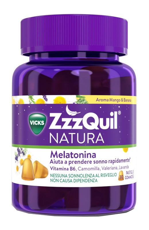 VICKS ZZZQUIL SONNO MANGO & BANANA 30 PASTIGLIE GOMMOSE - Apotecalab srl