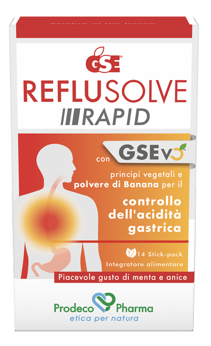 GSE REFLUSOLVE RAPID 14 STICK PACK - Apotecalab srl