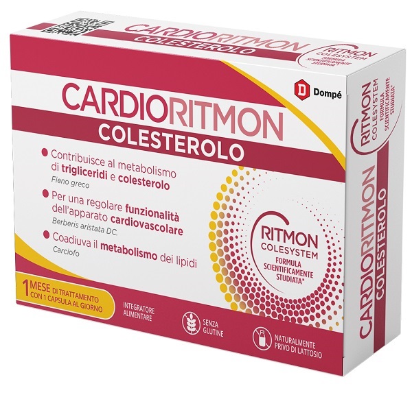 CARDIORITMON COLESTEROLO 30 CAPSULE - Apotecalab srl